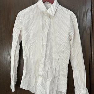 Salvatore Ferragamo Striped Shirt - Size 41